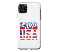 Je Ne Peux Pas Je Me Barre Aux USA - Je Pars Aux États Unis Coque pour iPhone 11 Pro Max