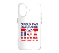 Je Ne Peux Pas Je Me Barre Aux USA - Je Pars Aux États Unis Coque pour iPhone 17