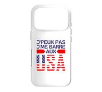 Je Ne Peux Pas Je Me Barre Aux USA - Je Pars Aux États Unis Coque pour iPhone 17 Pro