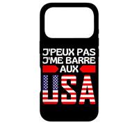 Je Ne Peux Pas Je Me Barre Aux USA - Je Pars Aux États Unis Coque pour iPhone 17 Pro