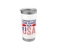 Je Ne Peux Pas Je Me Barre Aux USA - Je Pars Aux États Unis Gobelet isotherme en acier inoxydable double paroi