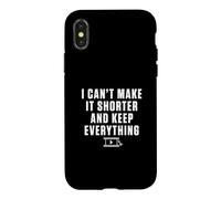 Je ne Peux Pas Le raccourcir et Tout Garder pour l'éditeur vidéo Coque pour iPhone X/XS