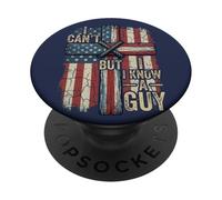 Je ne Peux Pas mais Je connais Un Gars Jesus Cross Funny Christian PopSockets PopGrip Adhésif