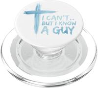 Je ne Peux Pas mais Je connais Un Gars Jesus Cross Funny Christian PopSockets PopGrip pour MagSafe