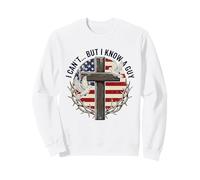 Je ne Peux Pas mais Je connais Un Gars Jesus Cross Funny Christian Sweatshirt