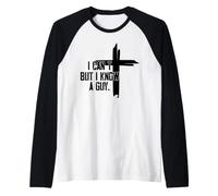 Je ne Peux Pas mais Je connais Un Gars Jesus Cross Manche Raglan