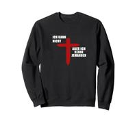 Je ne Peux Pas mais Je connais Un Gars Qui Croise Jésus Christian Sweatshirt