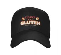 Je ne Peux Pas Manger de Gluten, ça me Fait Mal au Ventre intolérant au Gluten mème cœliaque Casquette de Baseball Mignonne à Propos Casquettes pour Femmes Hommes