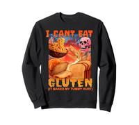 Je ne Peux Pas Manger de Gluten, ça me Fait Mal au Ventre, mème Amusant Sweatshirt