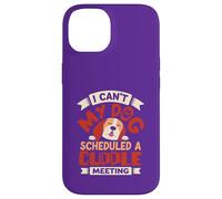 Je ne Peux Pas Mon Chien a programmé Une réunion de câlins Coque pour iPhone 14