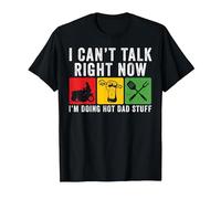 Je ne Peux Pas Parler Maintenant Fais Trucs Sexy pour Papa T-Shirt, Homme, Noir, 3XL