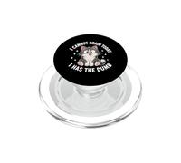 Je ne Peux Pas réfléchir Aujourd'hui, J'Ai Un Chat Stupide et drôle PopSockets PopGrip pour MagSafe