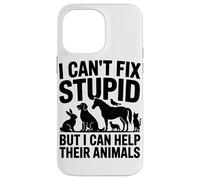 Je Ne Peux Pas Réparer Les Bêtises, mais J'aide Les Animaux Coque pour iPhone 14 Pro Max
