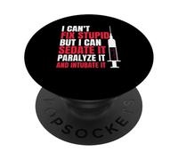 Je ne Peux Pas réparer Un Truc Stupide, mais Je Peux Le Mettre sous sédatifs, Un ambulancier ambulancier drôle PopSockets PopGrip Adhésif