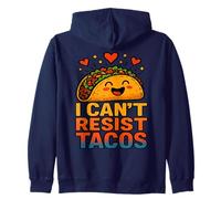 Je ne peux pas résister aux tacos. Meme de tacos drôle et mignon pour les amateurs de nourriture Sweat à Capuche
