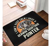 Je ne Peux Pas Rester Calme J'Ai Un Chien Braque Allemand à Poil Court paillasson antidérapant Tapis de Sol pour entrée de Cuisine Tapis de Sol