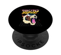 Je ne Peux Pas t'entendre, Je suis en Train de Jouer (Gamer Statement & Tiger Graphic) PopSockets PopGrip Adhésif