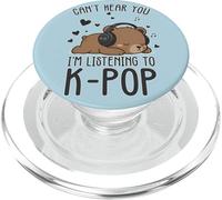Je ne Peux Pas t'entendre, j'écoute de la K-Pop, C'est Mignon PopSockets PopGrip pour MagSafe
