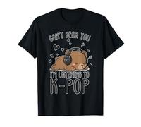 Je ne Peux Pas t'entendre, j'écoute de la K-Pop, C'est Mignon T-Shirt