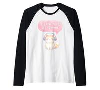 Je ne Peux Pas t'entendre, j'écoute de la K-Pop - Hangul coréen Manche Raglan