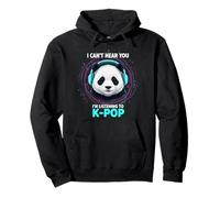 Je ne Peux Pas t'entendre, j'écoute K-Pop Panda Sweat à Capuche