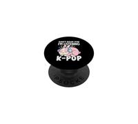 Je ne Peux Pas t'entendre, j'écoute l'anime K-Pop Bunny Kawaii PopSockets PopGrip Adhésif