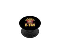 Je ne Peux Pas t'entendre, j'écoute Un Capybara drôle de K-Pop PopSockets PopGrip Adhésif