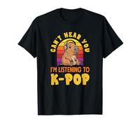 Je ne Peux Pas t'entendre, j'écoute Un Capybara drôle de K-Pop T-Shirt