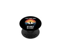 Je ne Peux Pas Travailler Aujourd'hui, Mon Bras est moulé PopSockets PopGrip Adhésif