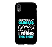 Je ne Peux Pas trouver Mes Lunettes mais J'Ai trouvé Cette Paire de Lunettes de Chemise Coque pour iPhone XR