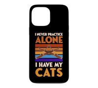 Je ne Pratique jamais Le basson Seul, J'Ai Mes Chats drôles Coque pour iPhone 13 Pro Max