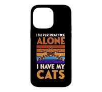 Je ne Pratique jamais Le basson Seul, J'Ai Mes Chats drôles Coque pour iPhone 14 Pro Max