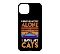 Je ne Pratique jamais Le basson Seul, J'Ai Mes Chats drôles Coque pour iPhone 15 Plus