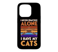 Je ne Pratique jamais Le basson Seul, J'Ai Mes Chats drôles Coque pour iPhone 15 Pro