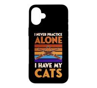 Je ne Pratique jamais Le basson Seul, J'Ai Mes Chats drôles Coque pour iPhone 16 Plus