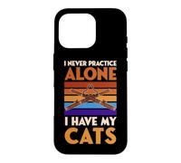 Je ne Pratique jamais Le basson Seul, J'Ai Mes Chats drôles Coque pour iPhone 16 Pro