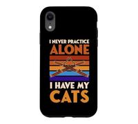 Je ne Pratique jamais Le basson Seul, J'Ai Mes Chats drôles Coque pour iPhone XR