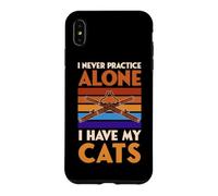 Je ne Pratique jamais Le basson Seul, J'Ai Mes Chats drôles Coque pour iPhone XS Max