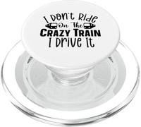 Je ne Prends Pas Le Train Fou, Je Le conduis : Sarcasme Amusant PopSockets PopGrip pour MagSafe