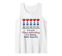 Je ne procrastine Pas, Je Fais des quêtes Secondaires RPG Gamer Débardeur