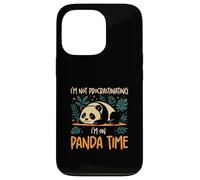 Je ne procrastine Pas, Je suis sur Panda Time Funny Panda Lovers Coque pour iPhone 13 Pro