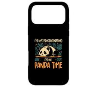 Je ne procrastine Pas, Je suis sur Panda Time Funny Panda Lovers Coque pour iPhone 17 Pro Max