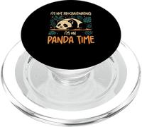 Je ne procrastine Pas, Je suis sur Panda Time Funny Panda Lovers PopSockets PopGrip pour MagSafe