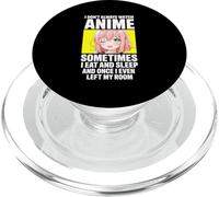 Je ne Regarde Pas Toujours des Anime, Parfois des Mangas drôles pour Filles PopSockets PopGrip pour MagSafe