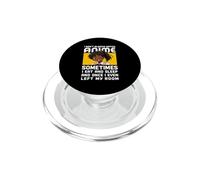 Je ne Regarde Pas Toujours des Anime, Parfois Je Mange et Je Dors PopSockets PopGrip pour MagSafe