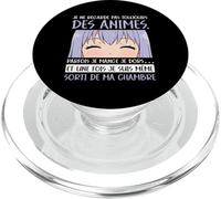 Je Ne Regarde Pas Toujours des Animes Otaku Japonais PopSockets PopGrip pour MagSafe