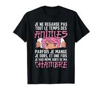 Je Ne Regarde Pas Tout Le Temps des Animes Japon Animé Manga T-Shirt Graphique avec Valeur