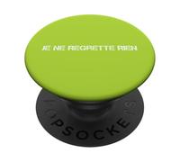 Je Ne Regrette Rien Français PopSockets PopGrip Adhésif