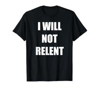 Je ne relâcherai Pas ma persévérance T-Shirt Graphique avec Valeur, Homme, Noir, L