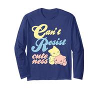 Je Ne Résiste Pas Aux Chats Kawaii Mignons Pastel Manche Longue